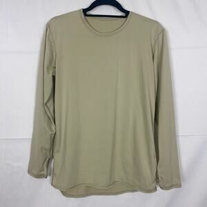 GEN III ECWCS Polartec US Army Base Layer Tan Long Sleeve Shirt Medium